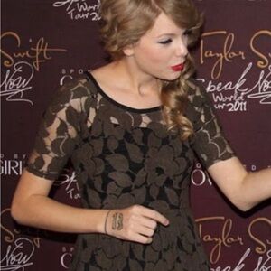 Weston Wear Anthropologie Black and Brown Floral Dress